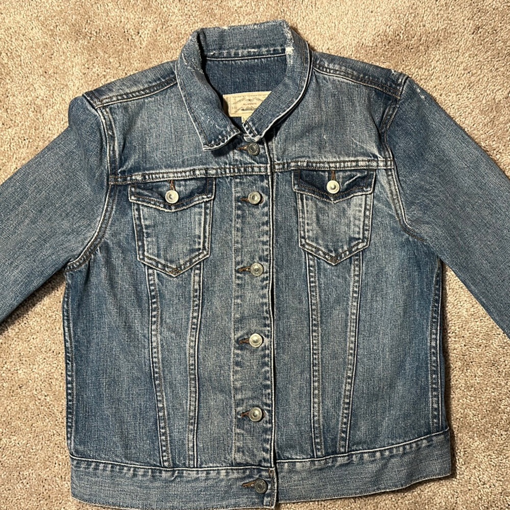 All Saints Jean jacket crop, size 10